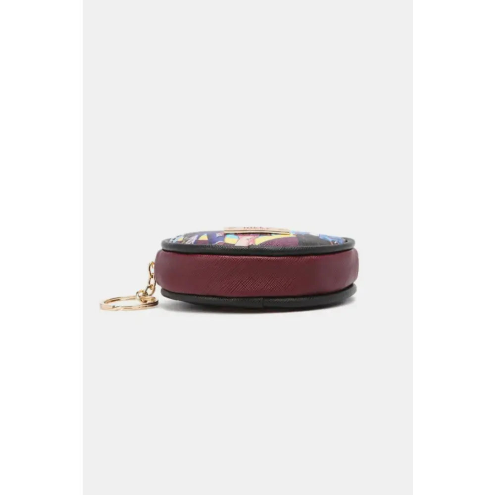 Nicole lee usa keychain round coin purse in luxury fashion for women $15.99 the keychain round coin purse