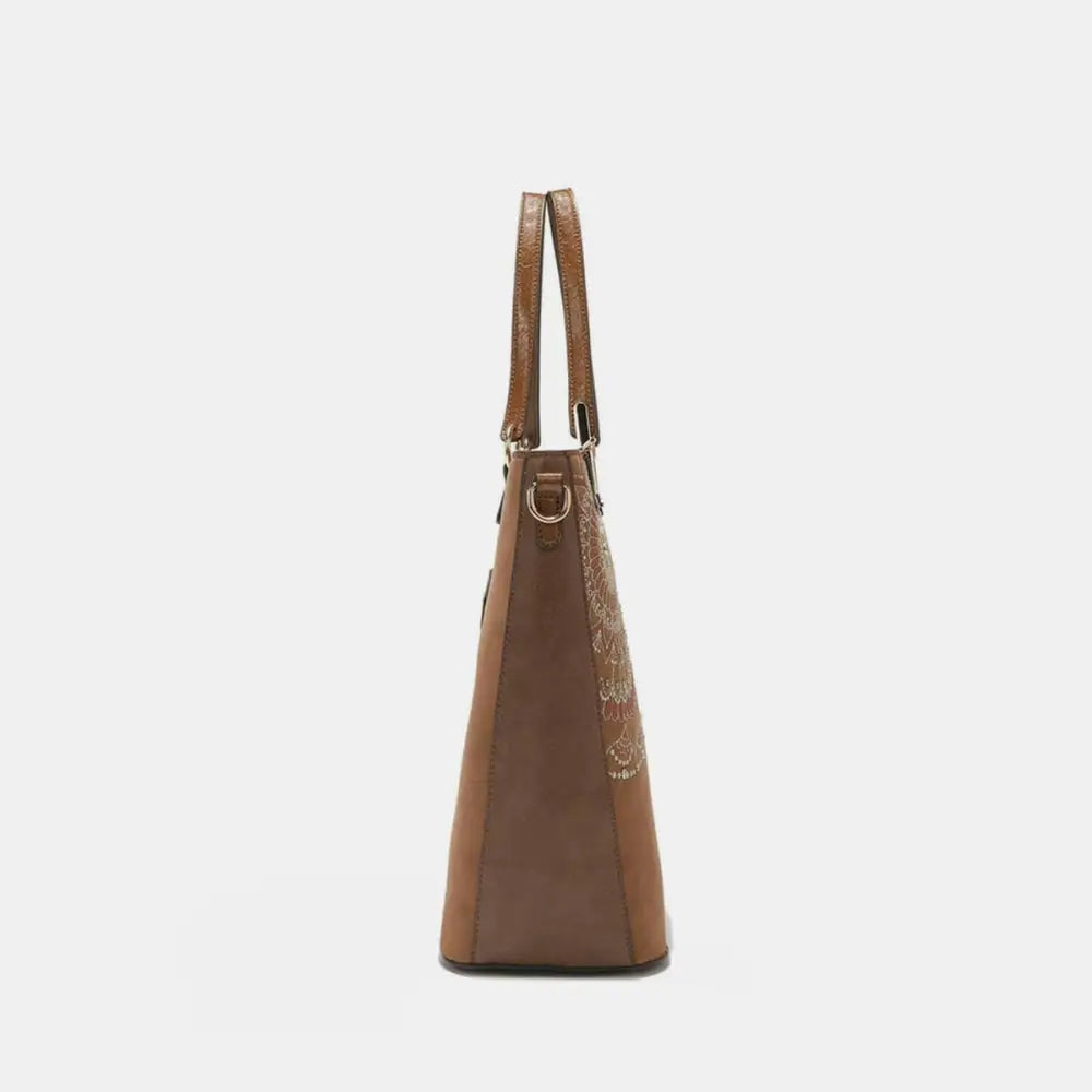 Nicole lee usa vegan leather tote for luxury fashion enthusiasts $63.20 introducing the exquisite josefina shopper,