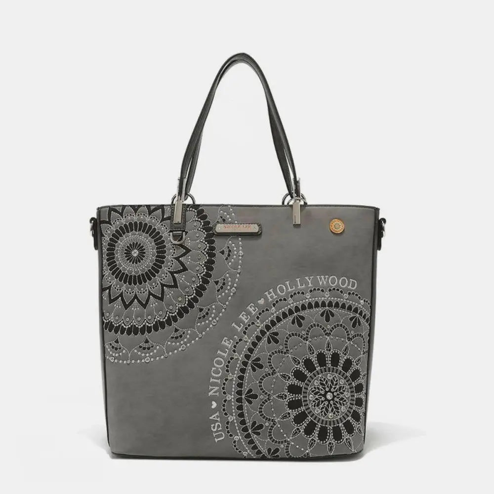 Nicole lee usa vegan leather tote for luxury fashion enthusiasts $63.20 introducing the exquisite josefina shopper,