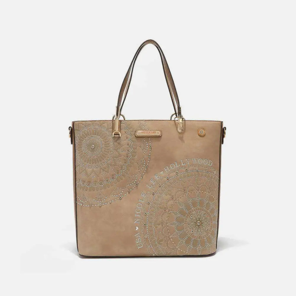 Nicole lee usa vegan leather tote for luxury fashion enthusiasts $63.20 introducing the exquisite josefina shopper,