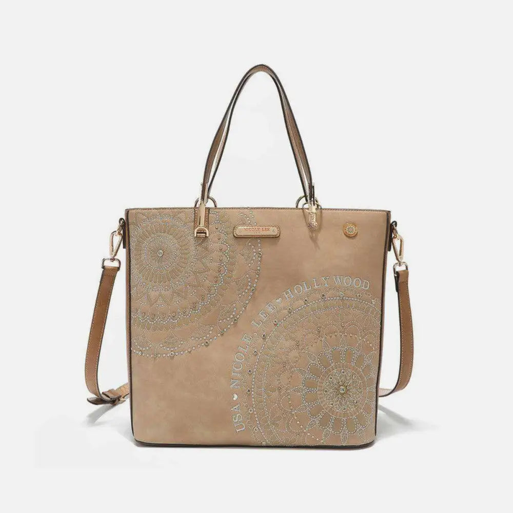 Nicole lee usa vegan leather tote for luxury fashion enthusiasts $63.20 introducing the exquisite josefina shopper,