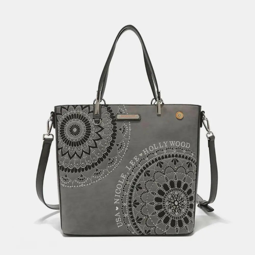 Nicole lee usa vegan leather tote for luxury fashion enthusiasts $63.20 introducing the exquisite josefina shopper,