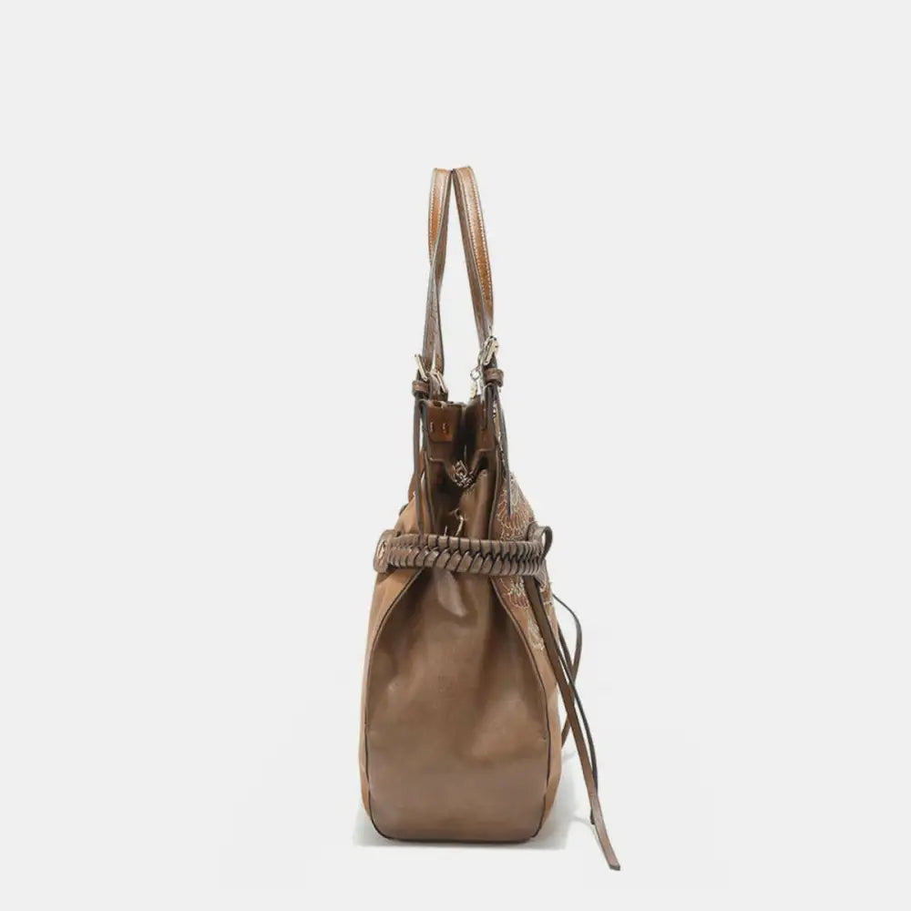 Nicole lee usa side braided tassel hobo bag in luxury fashion for woman $69.92 equally casual and chic, our hobo bag