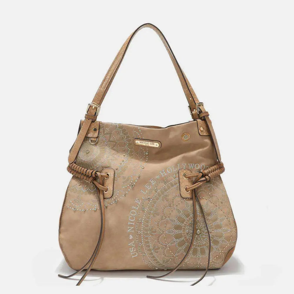 Nicole lee usa side braided tassel hobo bag in luxury fashion for woman $69.92 equally casual and chic, our hobo bag