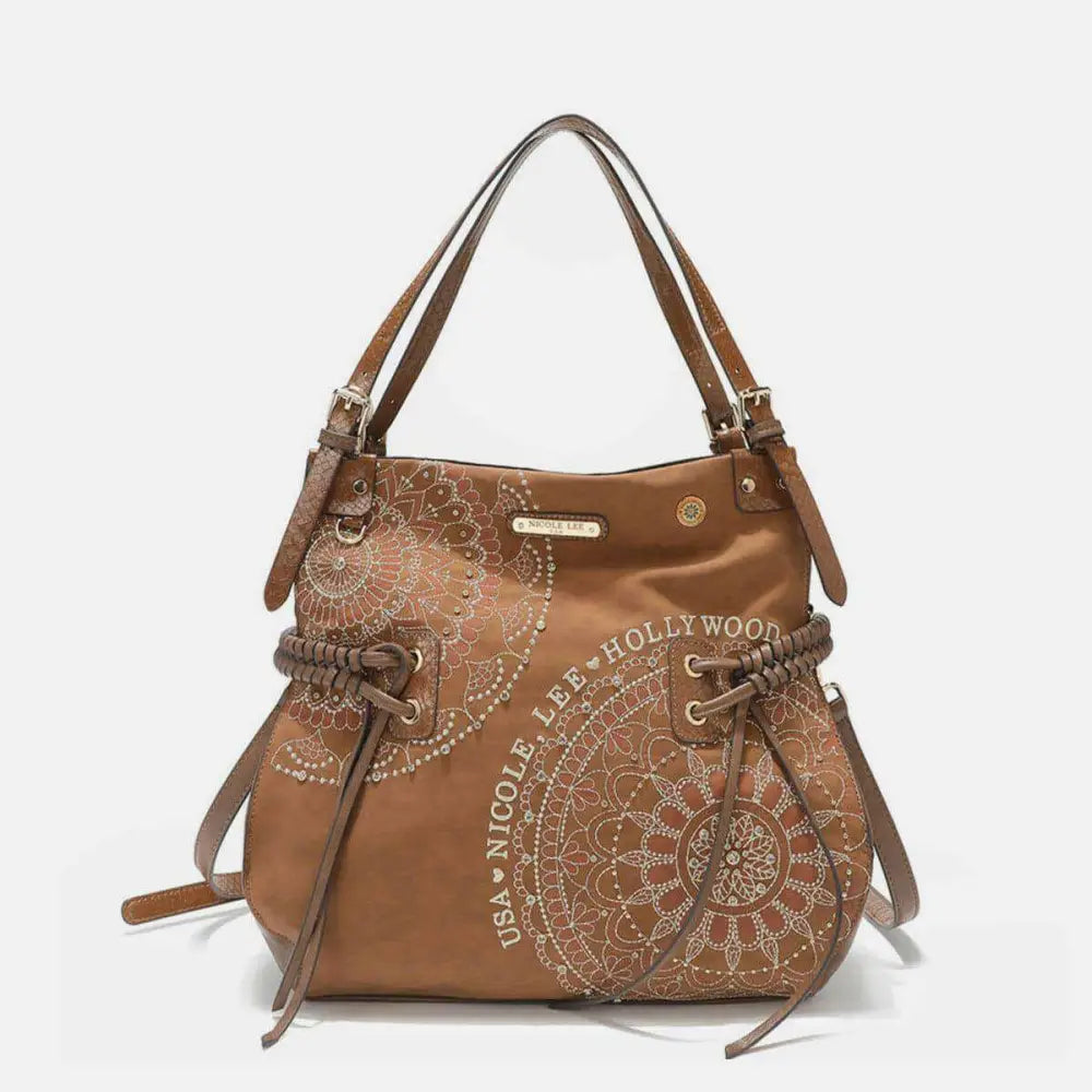 Nicole lee usa side braided tassel hobo bag in luxury fashion for woman $69.92 equally casual and chic, our hobo bag