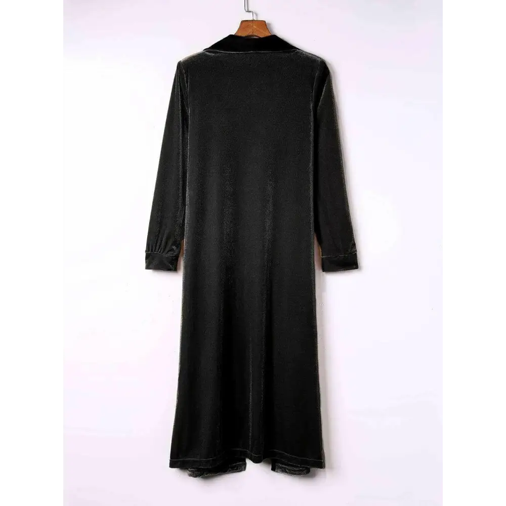 Elevate your wardrobe with the open front long sleeve coat for women $33.28 the exquisite slit detail adds a touch