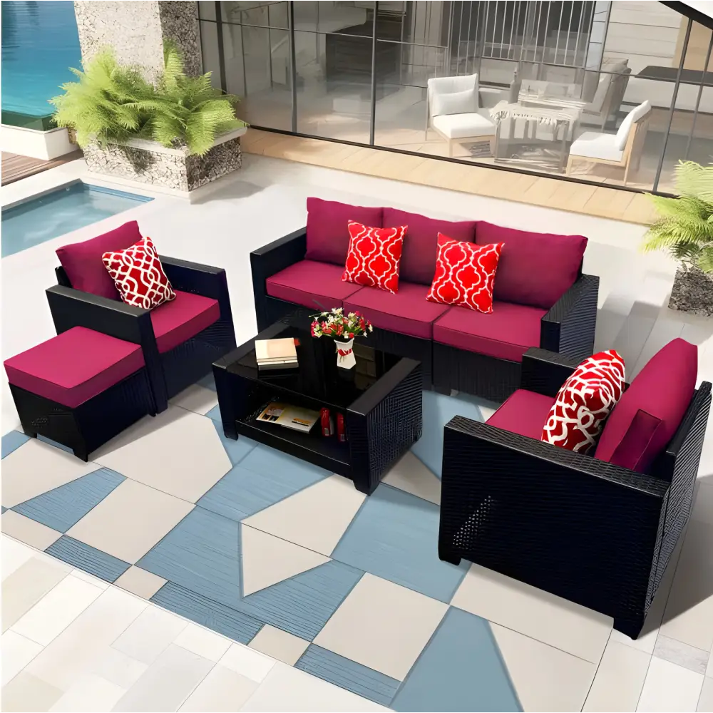 Transform your garden with luxurious outdoor rattan sofa elegance $799 furniture furniture