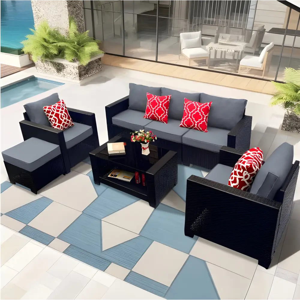 Transform your garden with luxurious outdoor rattan sofa elegance $799 furniture furniture