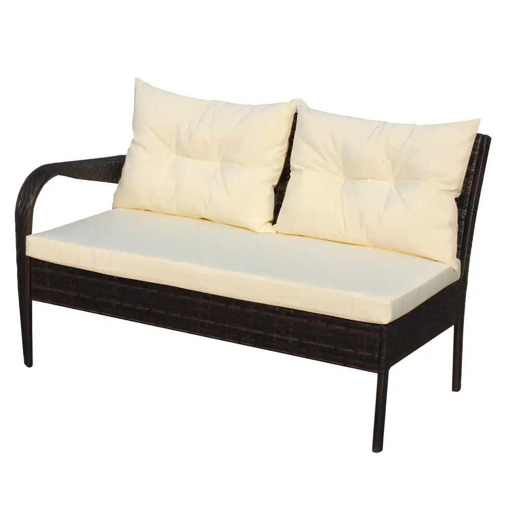 Elevate outdoor spaces with luxury wicker rattan sectional sofa $249.99 specification product information item