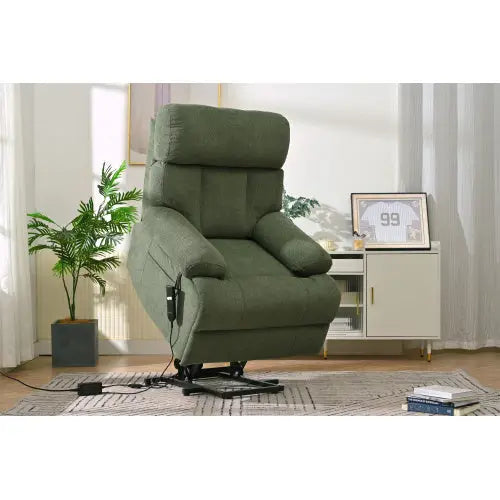 Experience luxury with the oversized power lift recliner chair $599.99 furniture