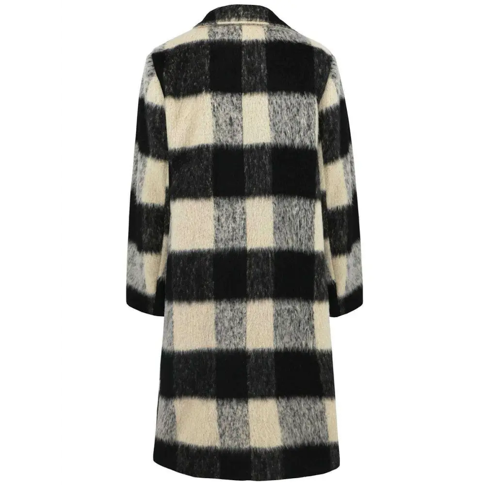 Plaid double-breasted coat for timeless luxury fashion for woman $91.96 this exquisite piece is elegantly buttoned,