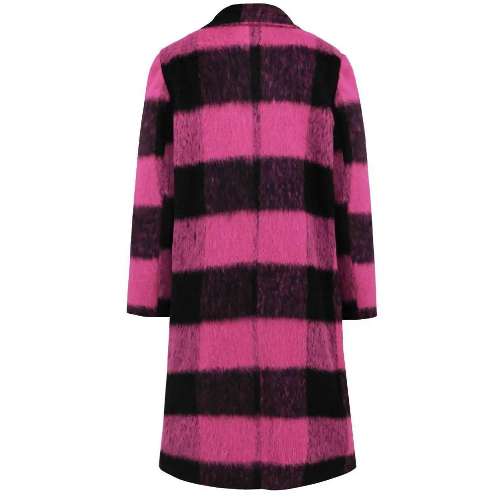 Plaid double-breasted coat for timeless luxury fashion for woman $91.96 this exquisite piece is elegantly buttoned,