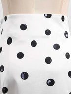 Polka Dot Ruffle Skirt