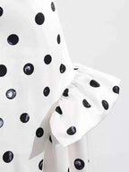 Polka Dot Ruffle Skirt