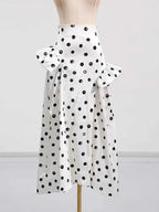 Polka Dot Ruffle Skirt