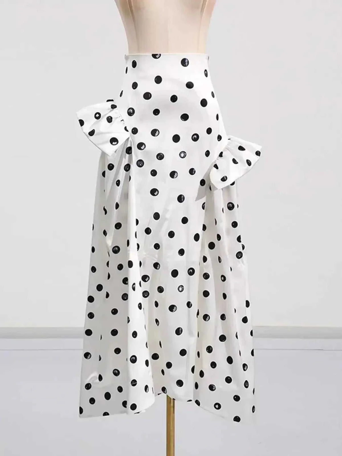 Polka Dot Ruffle Skirt