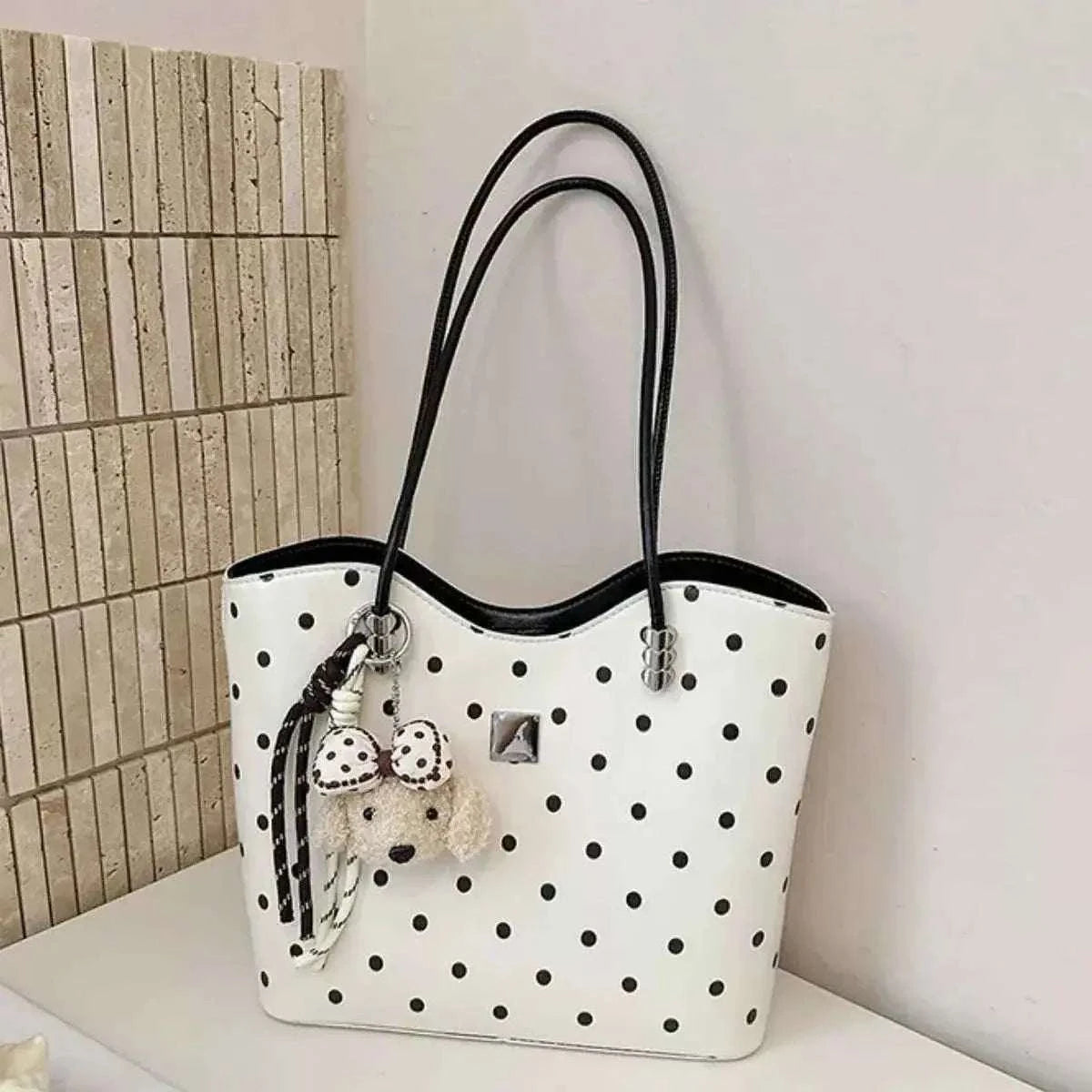 Polka Dot Shoulder Bag