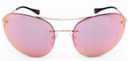 Prada 51R ZVN-5L2 Grey Metal Mirror Lens Sunglasses 59mm - Maven Couture IncOther