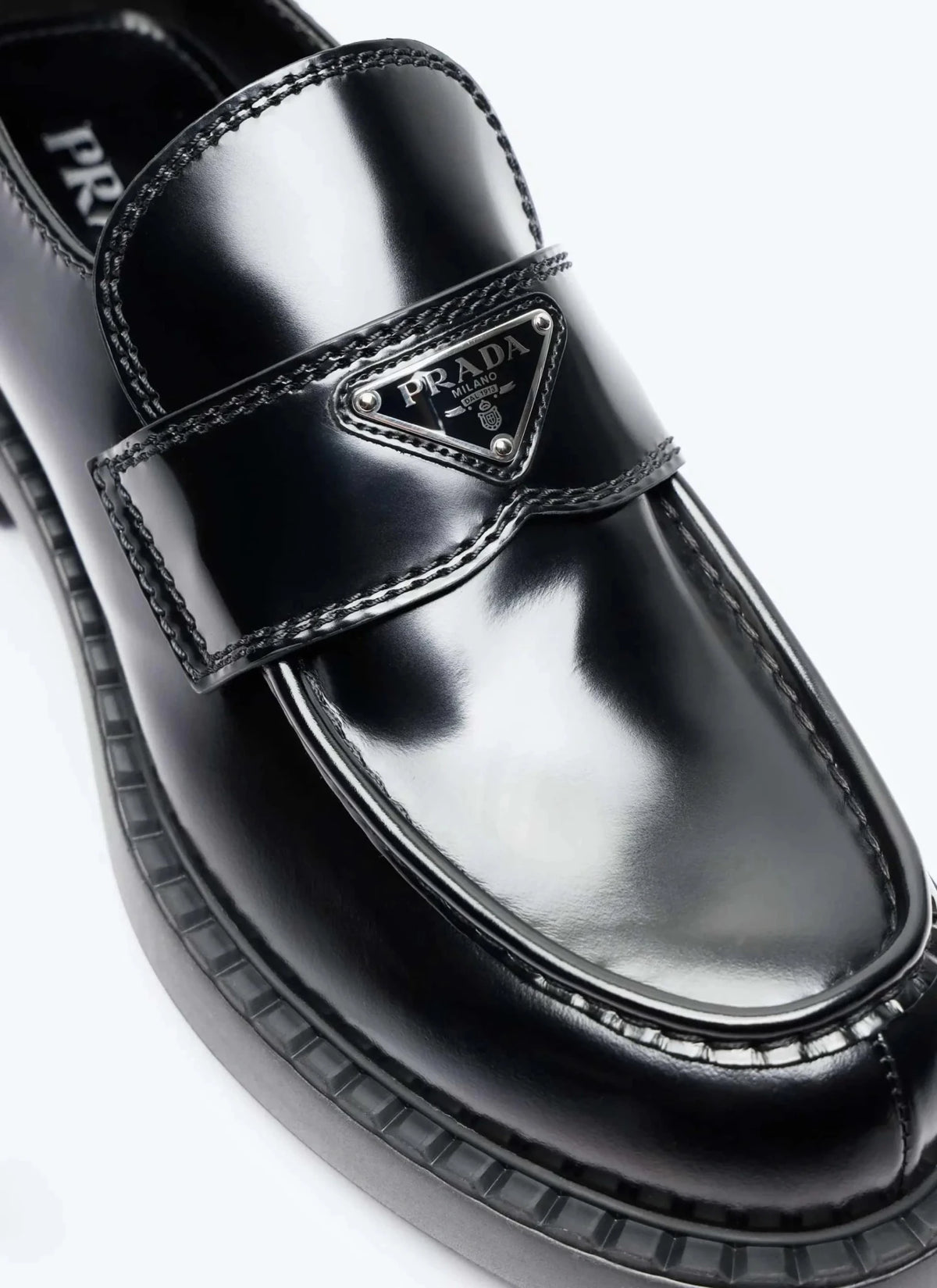 Prada Men Chocolate Loafers