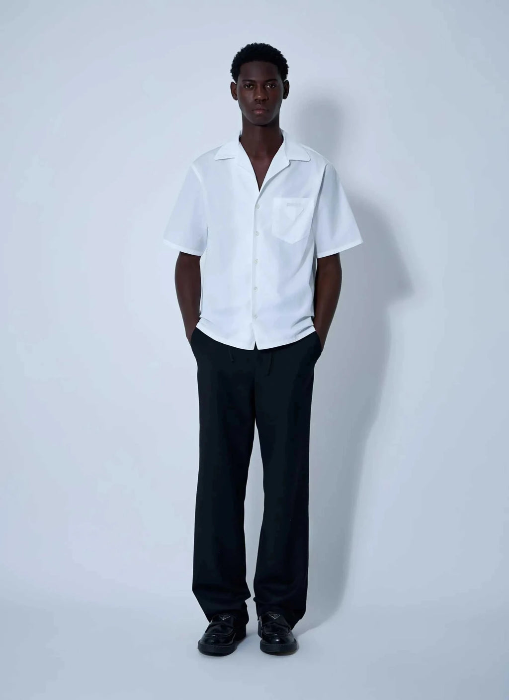 Prada Men Logo Motif Shirt - Maven Couture IncTops / Blouses