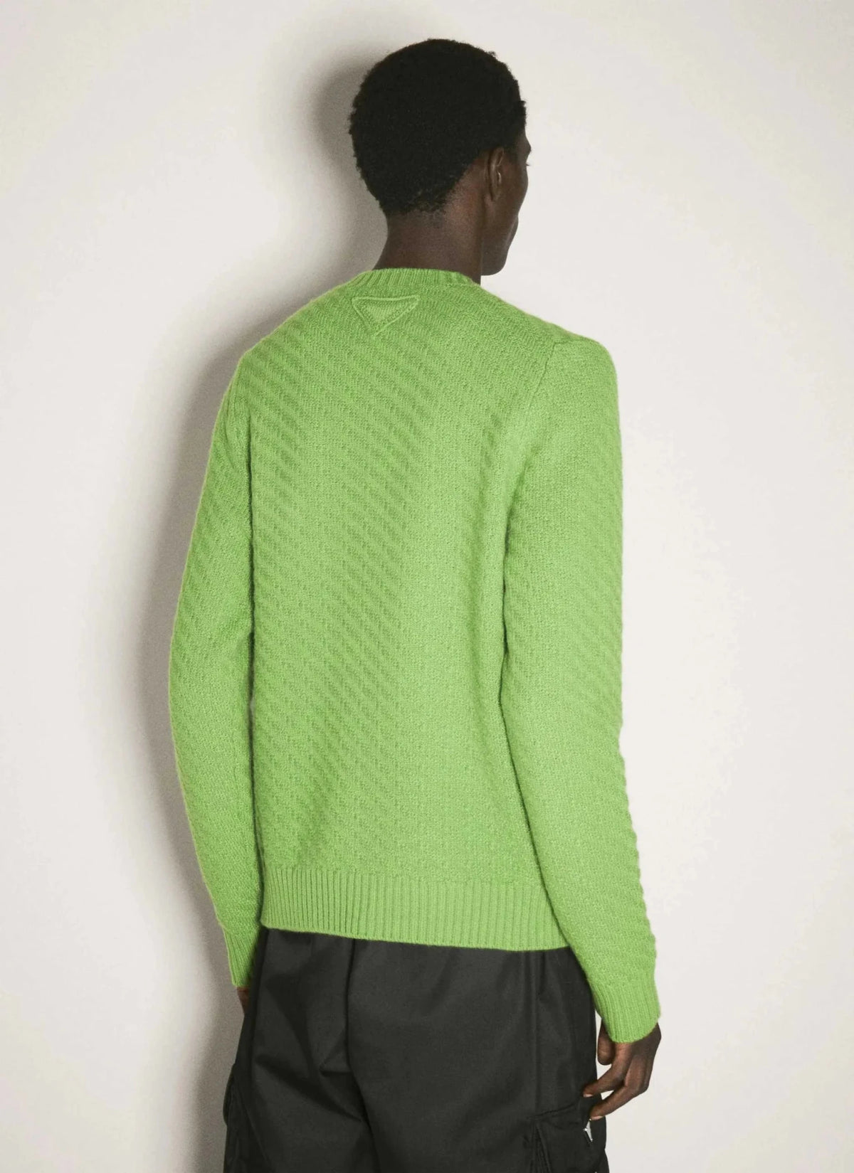 Prada Men Wool-And-Cashmere-Blend Sweater - Maven Couture IncTops / Sweaters & Pullovers