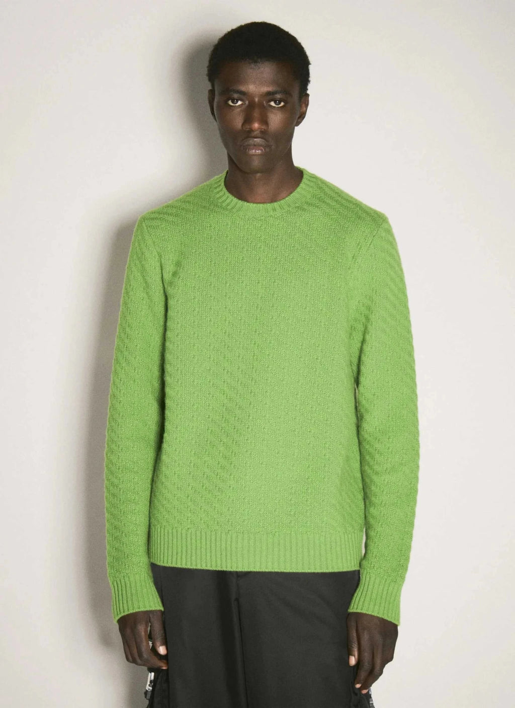 Prada Men Wool-And-Cashmere-Blend Sweater - Maven Couture IncTops / Sweaters & Pullovers