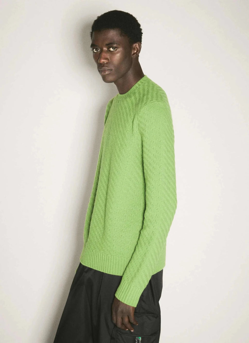 Prada Men Wool-And-Cashmere-Blend Sweater - Maven Couture IncTops / Sweaters & Pullovers