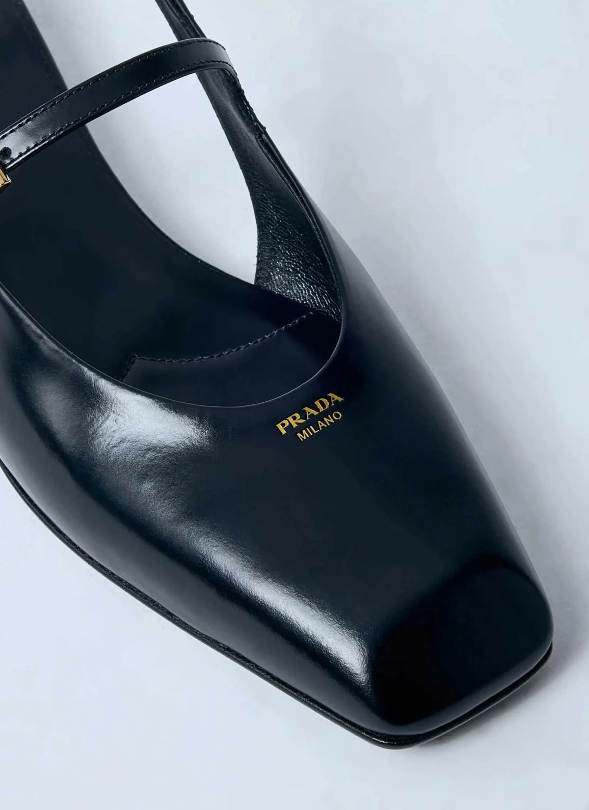 Prada Women Leather Slingback Ballerina Pumps - Maven Couture IncShoes / Flats