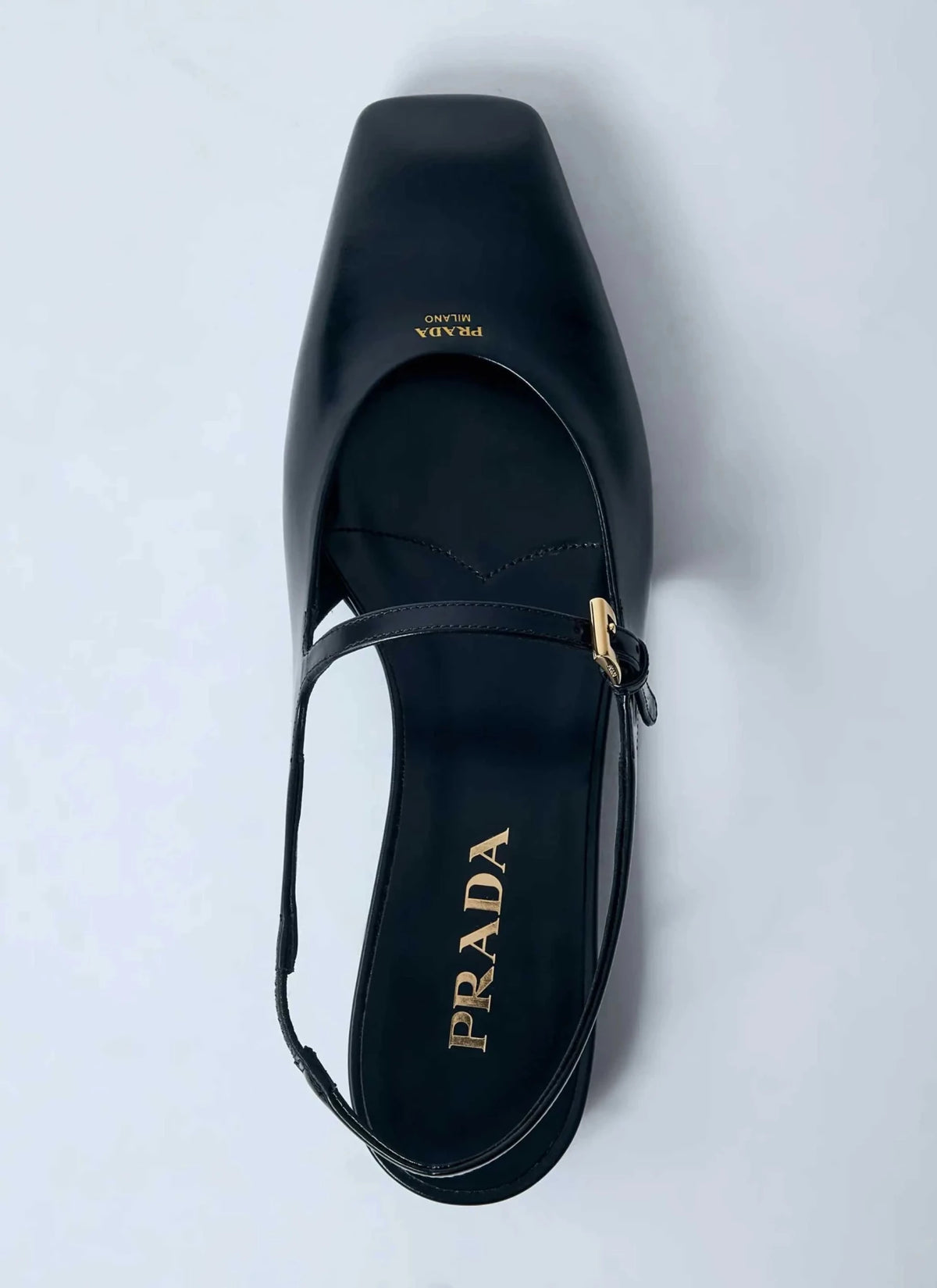 Prada Women Leather Slingback Ballerina Pumps - Maven Couture IncShoes / Flats