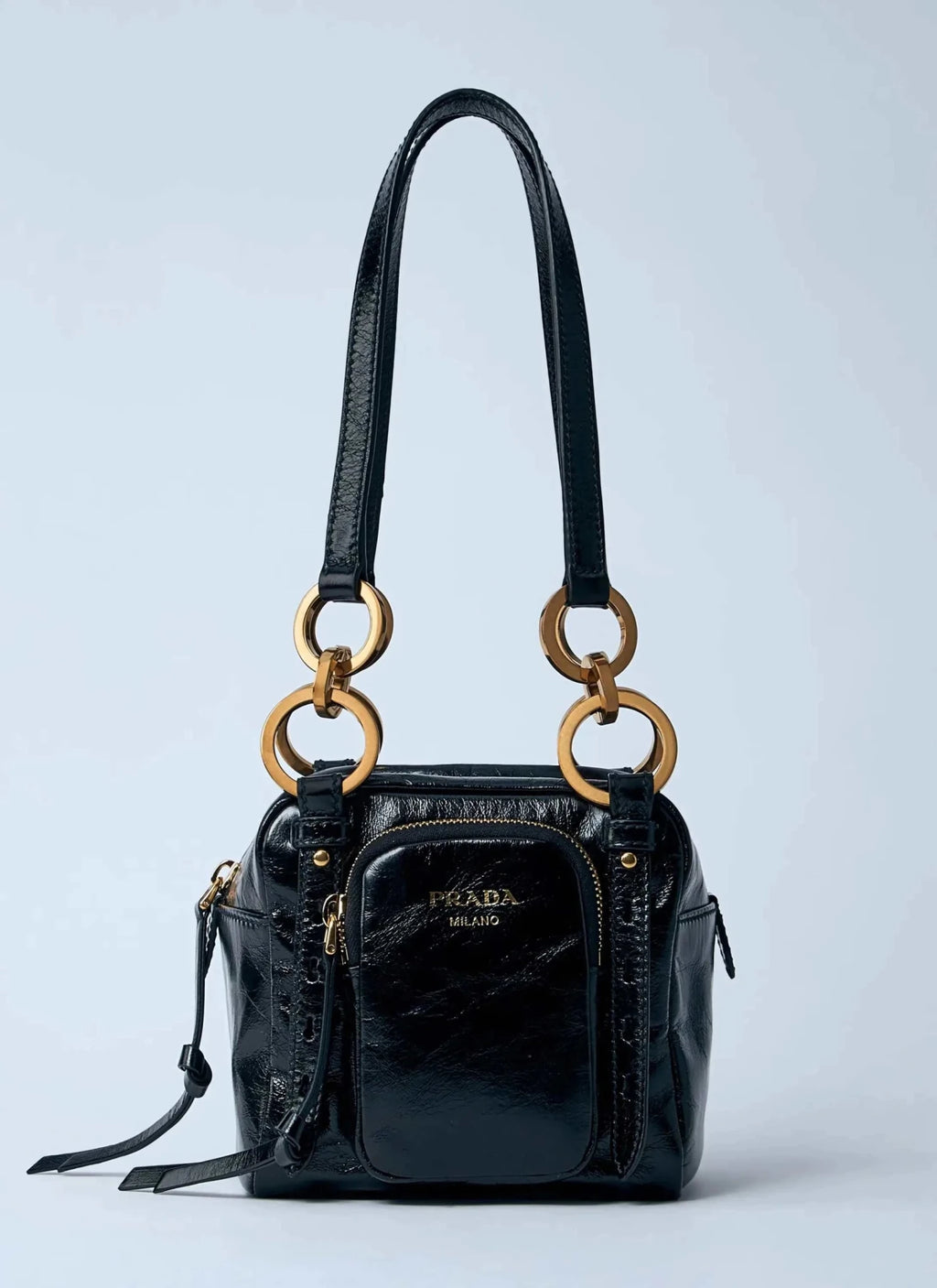 Prada Women Mini Dangle Leather Handbag - Maven Couture IncHandbags / Shoulder Bags