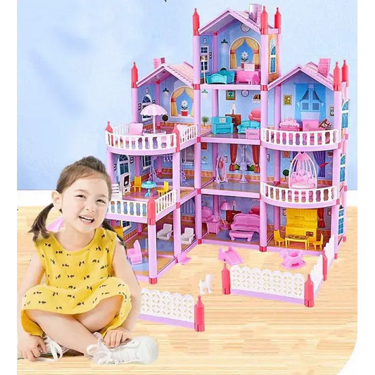 Luxurious princess castle villa doll house for imaginative play $36.99 product experience the magic of imaginative play