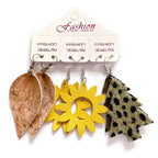 PU Earrings Set