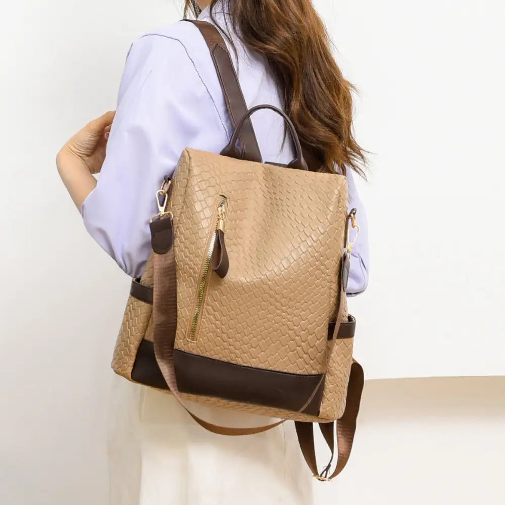 Elevate your style with a luxurious pu leather backpack for women $26.99 bag large pu leather imported product length