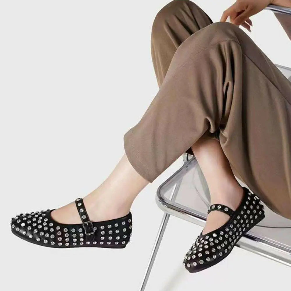 Elevate your style with luxury fashion for women pu leather loafers $67.56 heel flats — experience the ultimate