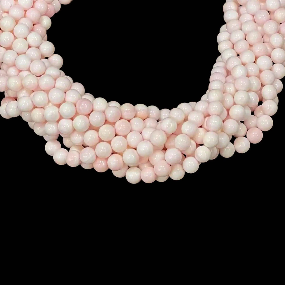 Queen Conch Shell A Grade Round 8mm - Maven Couture IncStrand Stones