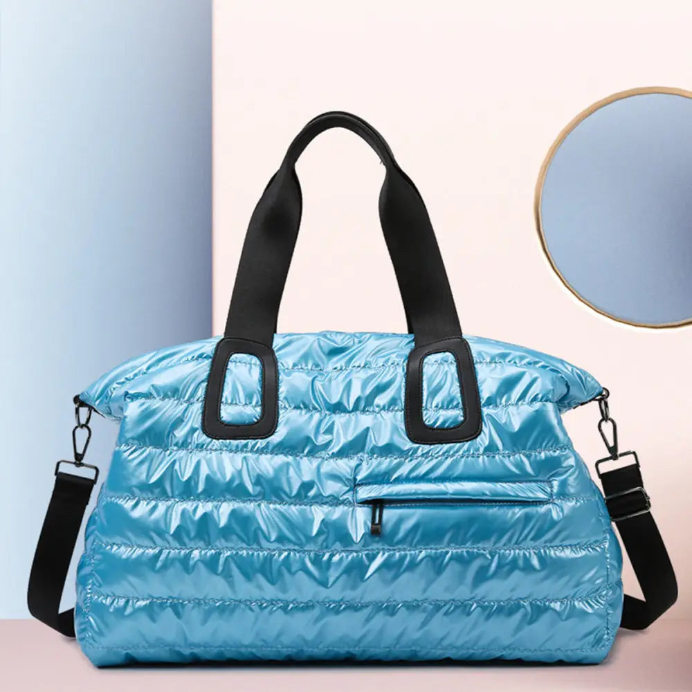 Quilted nylon oversize travel bag for luxury fashion enthusiasts $37.99 bag oversize, offering ample space for all