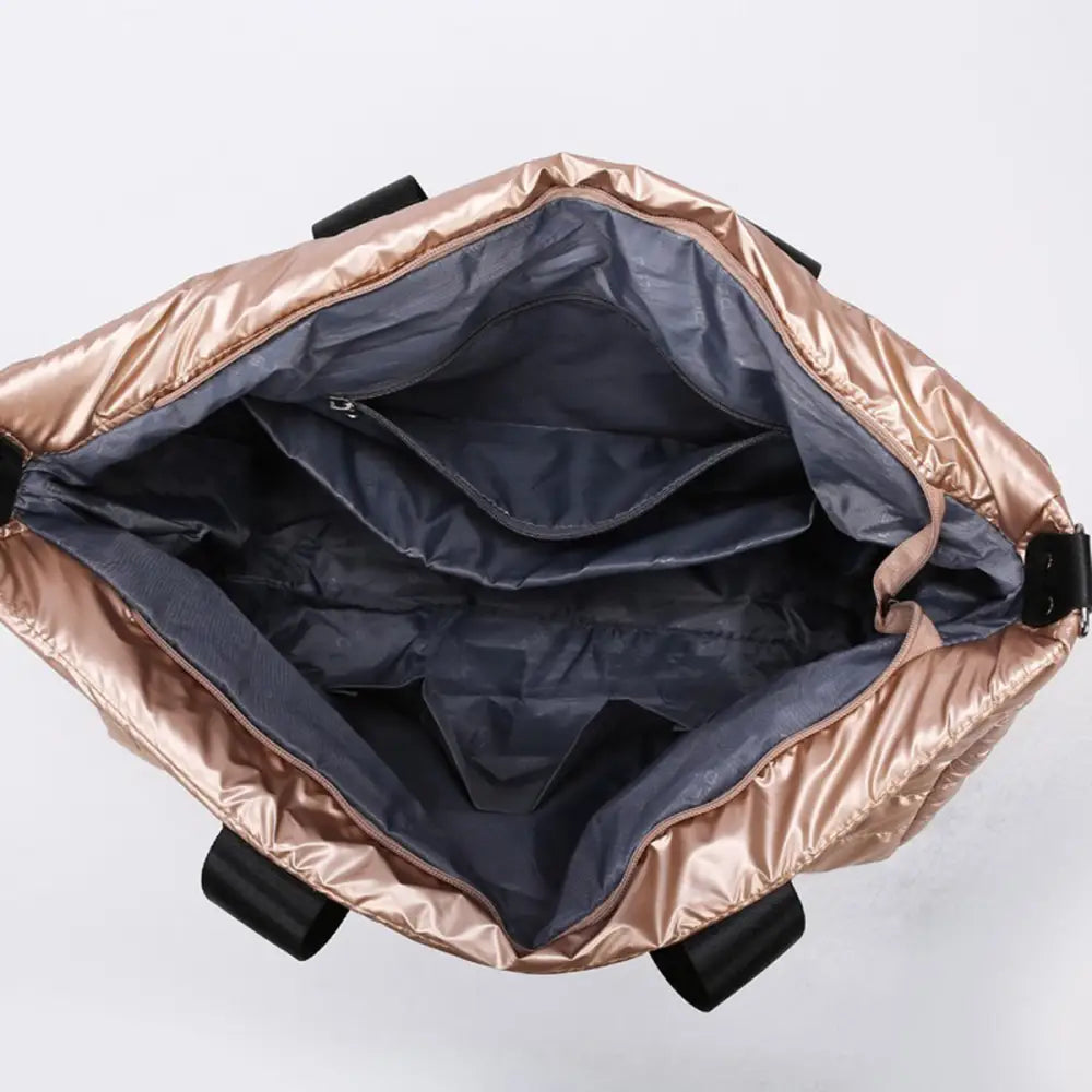 Quilted nylon oversize travel bag for luxury fashion enthusiasts $37.99 bag oversize, offering ample space for all