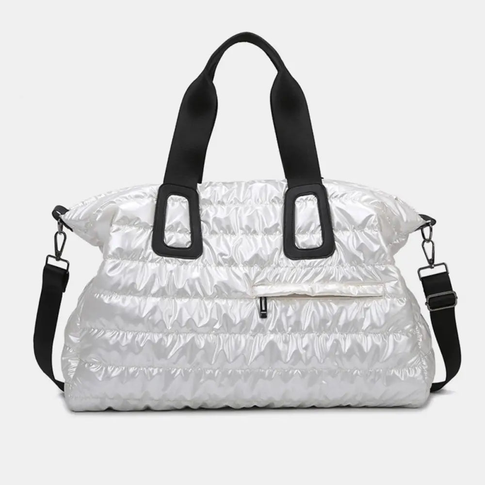 Quilted nylon oversize travel bag for luxury fashion enthusiasts $37.99 bag oversize, offering ample space for all