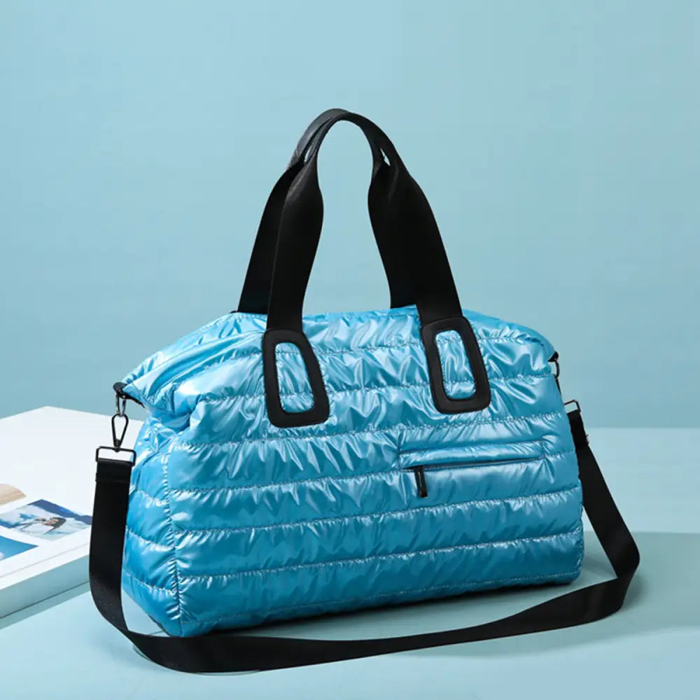 Quilted nylon oversize travel bag for luxury fashion enthusiasts $37.99 bag oversize, offering ample space for all