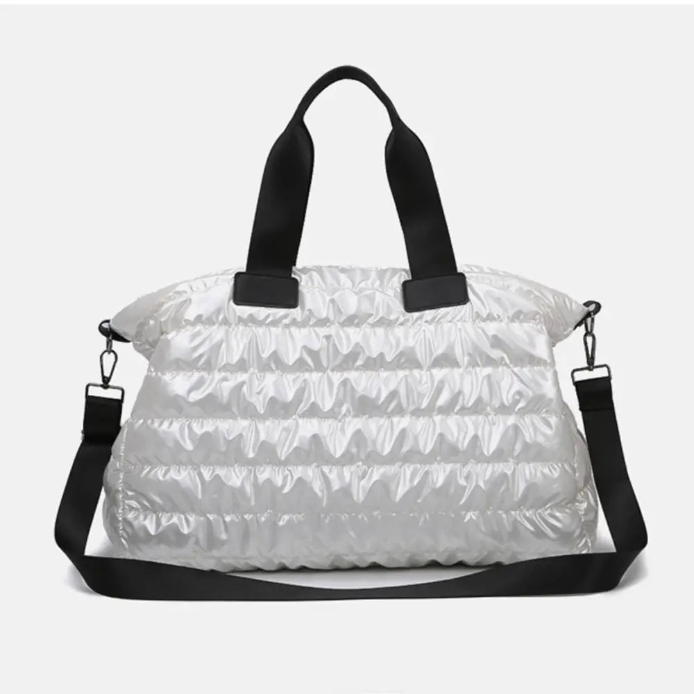 Quilted nylon oversize travel bag for luxury fashion enthusiasts $37.99 bag oversize, offering ample space for all