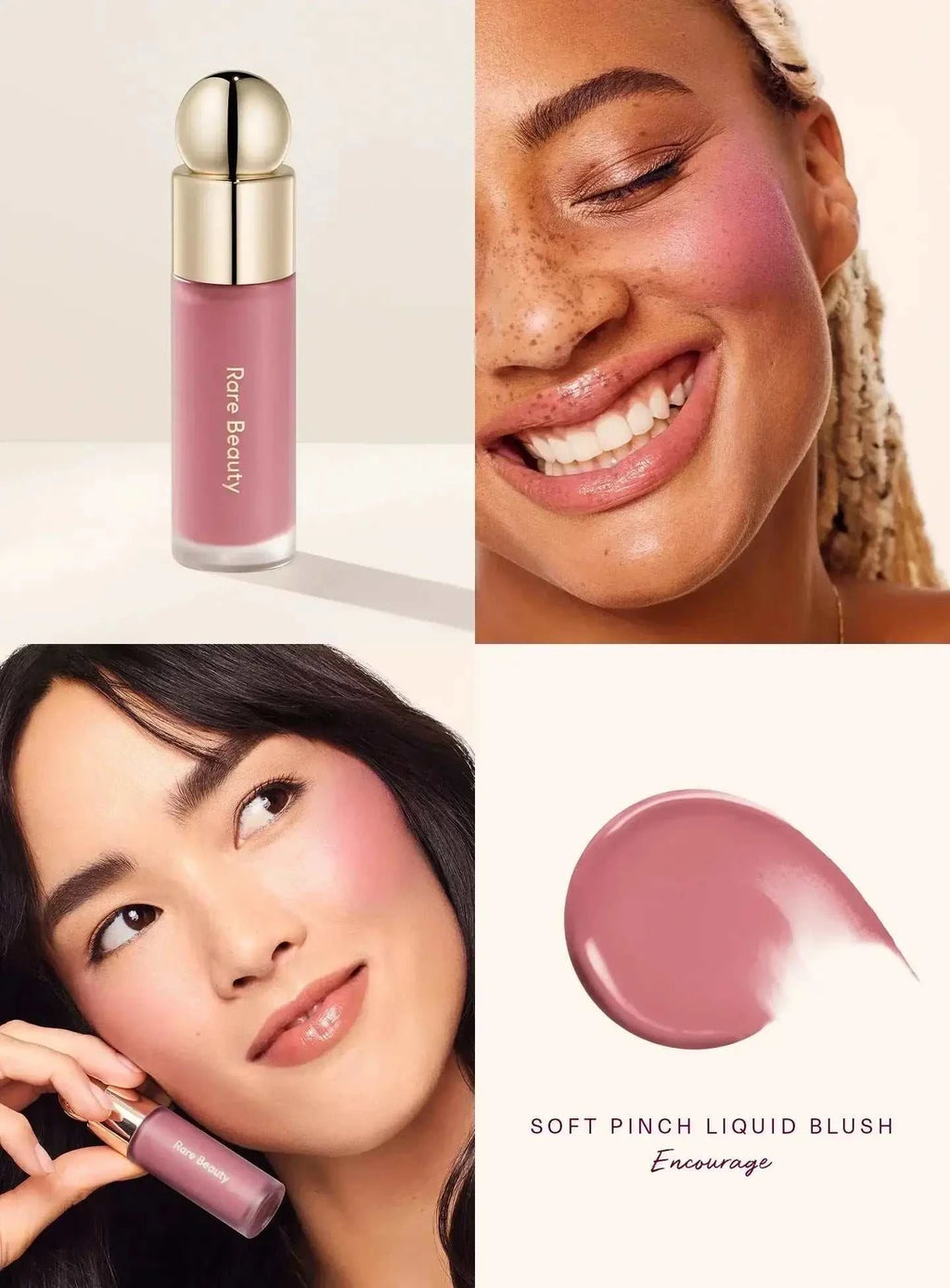 Rare Beauty Soft Pinch Tinted Lip Oil Stain Lip Gloss Delight Hope Happy Wonder Liquid Blush Makeup Cosmetics Face Eye Blusher