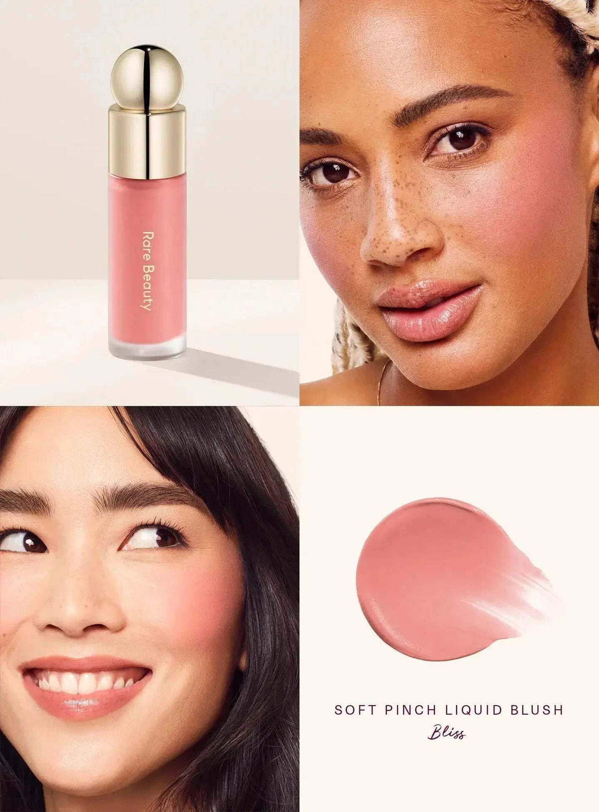 Rare Beauty Soft Pinch Tinted Lip Oil Stain Lip Gloss Delight Hope Happy Wonder Liquid Blush Makeup Cosmetics Face Eye Blusher