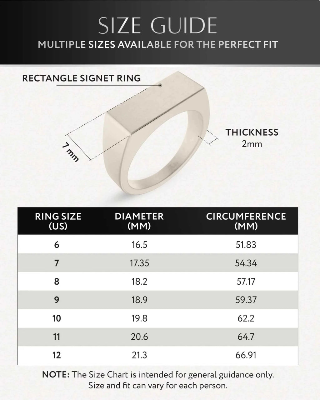 Rectangle Signet Rings (Oxidized) - Maven Couture IncRings