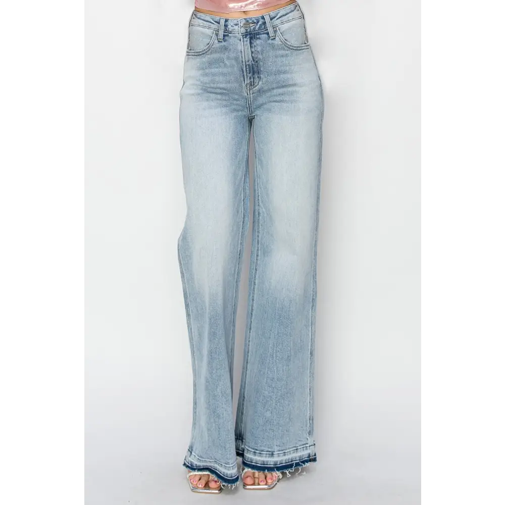 Elevate your wardrobe with risen high rise wide leg jeans in luxury fashion $65.99 high rise wide leg jeans