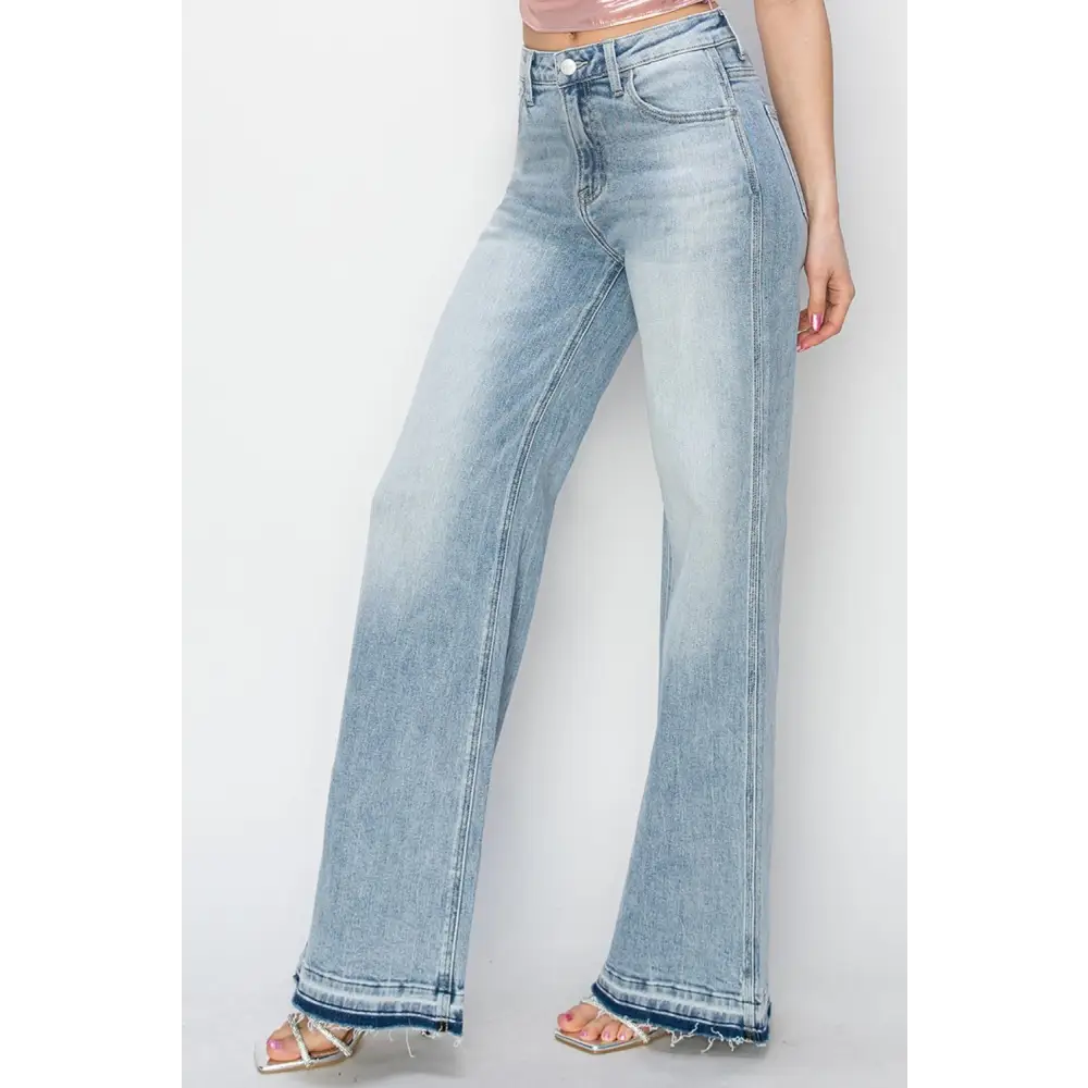 Elevate your wardrobe with risen high rise wide leg jeans in luxury fashion $65.99 high rise wide leg jeans