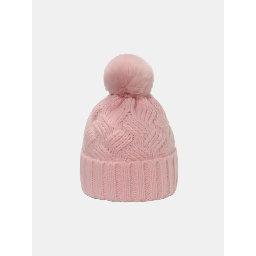 Roll rim cable-knit hat a pinnacle of luxury fashion for women $17.99 1-piece acrylic imported product height 9.1 in,