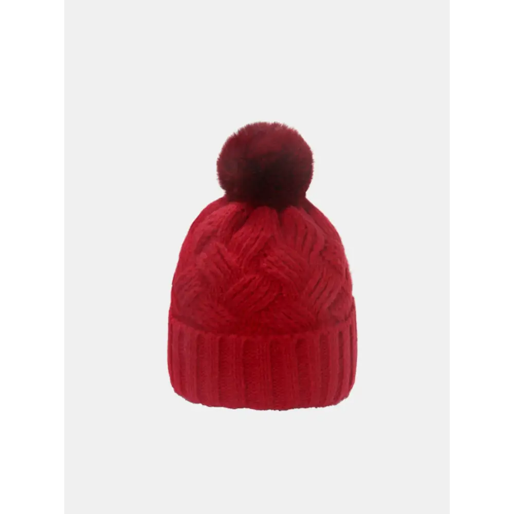 Roll rim cable-knit hat a pinnacle of luxury fashion for women $17.99 1-piece acrylic imported product height 9.1 in,