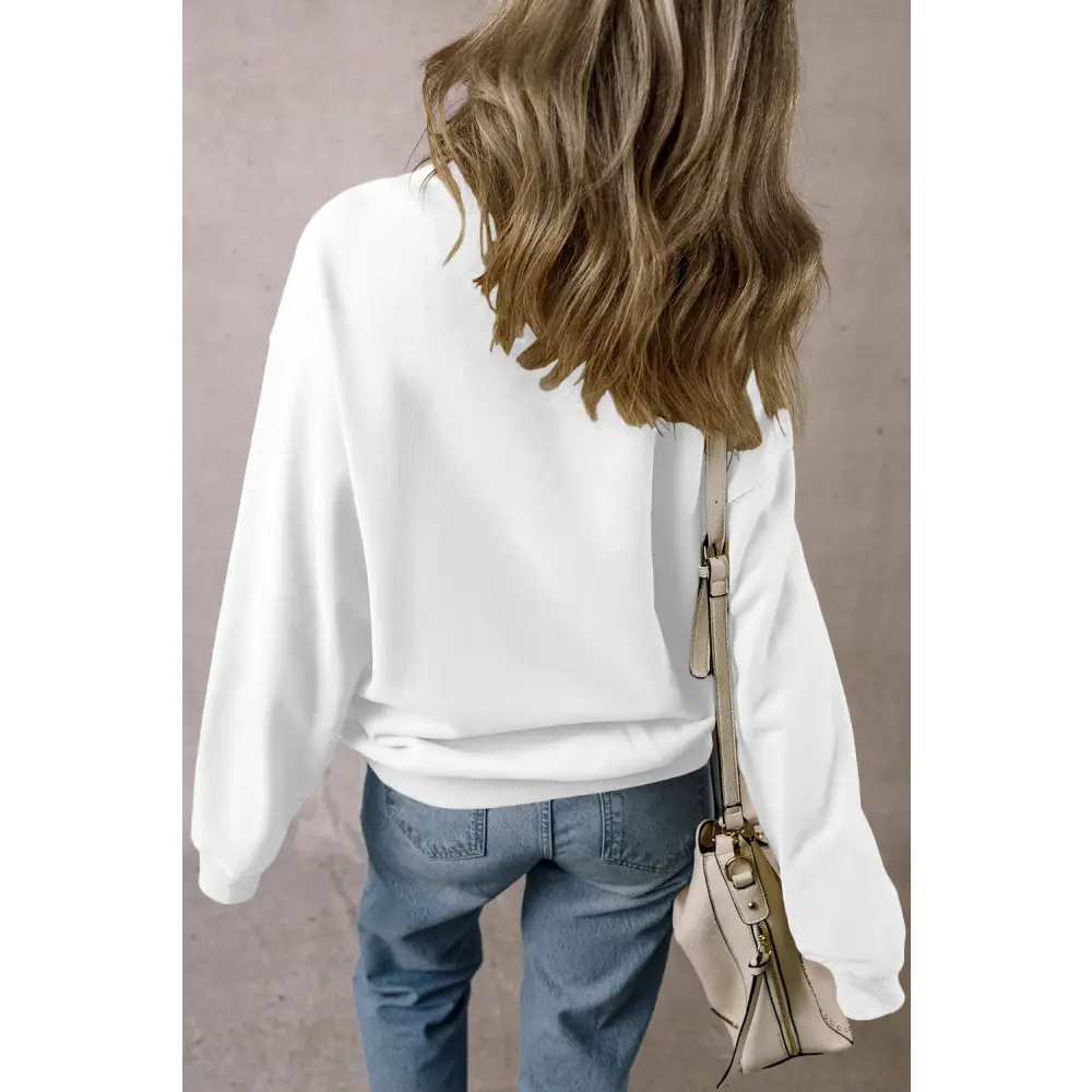 Elevate your wardrobe with luxurious long sleeve sweatshirt for women $38.99 basic style, elegantly functional