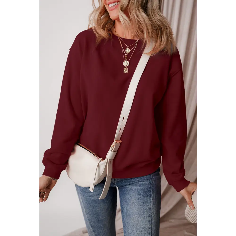 Elevate your wardrobe with luxurious timeless designer sweatshirt $34.99 indulge in the elegance of our basic style,