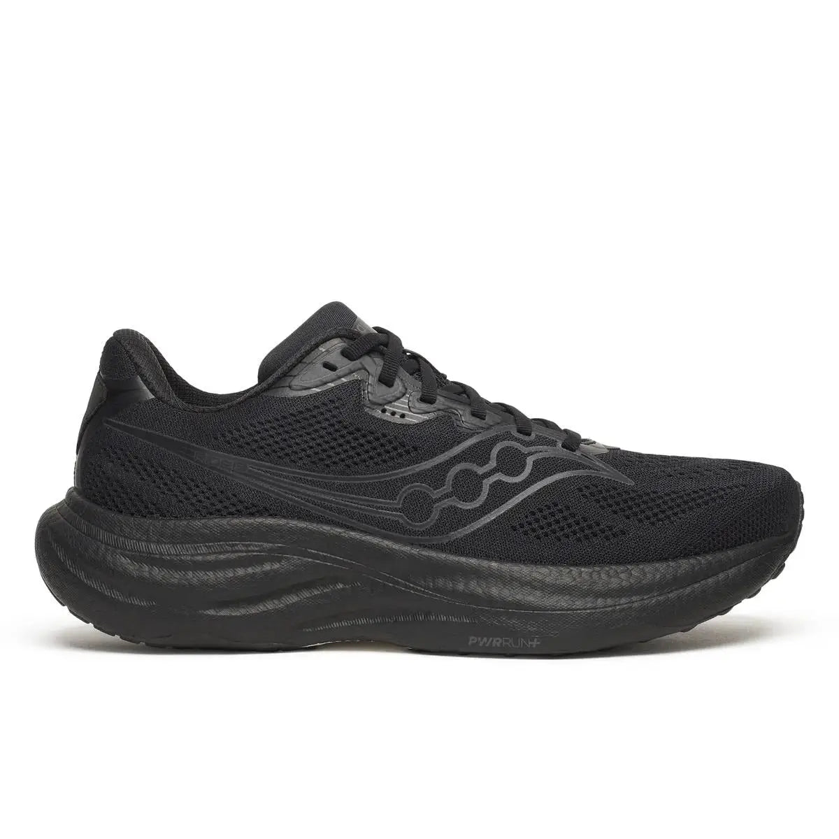 Saucony Men’s Ride 19 Running Shoe - Triple Black / 9 / Medium - Rithum